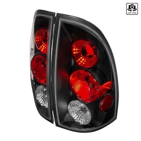 Spec-D Tuning 05-10 Toyota Tacoma Altezza Tail Light Black LT-TAC06JM-TM